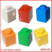 LEGO 3005 KLOCEK 1x1 biały czerwony niebieski pomarańczowy zielony żółty