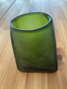 Wazon ciemnozielony Maria Veltuzen-Nagrabecka idealny stan wys. 14 cm