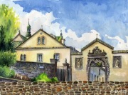 Obraz Akwarela - Czerna, Klasztor