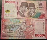 Indonezja 100000 rupiah  2022 UNC