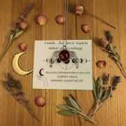 Lunula Wisiorek/naszyjnik - Kobiecy Talizman Mocy Rękodzieło