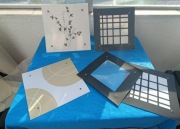 Lampa ścienna kinkiet Ikea z wymiennymi nakładkami