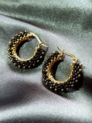 Kolczyki Koła Miyuki S (24mm), Stal Chirurgiczna, Kolory do wyboru