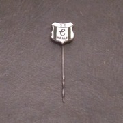 Wpinka przypinka klubowa SC Chemie Halle (DDR/NRD), oryginał 1963