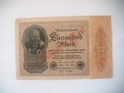 Banknot Niemcy - 1000 Marek 1922 r.