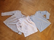 trzy bawełniane bluzki * PRIMARK * NOWE