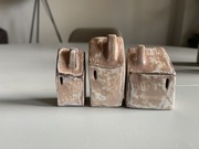 Ceramika domek 3 sztuki