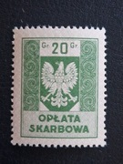 Opłata Skarbowa 20 gr **  1953r.