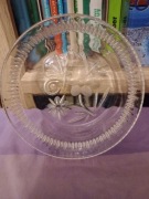 bombonierka szklana  z motylem