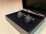 Krypto Spinki do mankietów Bitcoin BTC na prezent 