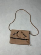 torebka na ramię beżowa pudrowy róż elegancka nowa na prezent