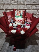 Box ze słodyczy bukiet jadalny Dla babci i dziadka Prezent 