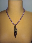 Perłowy naszyjnik z zawieszką 