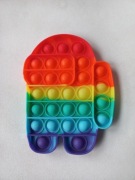 Among us zabawka sensoryczna  gniotek pop it 