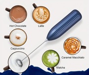 Ręczny spieniacz do mleka – szary