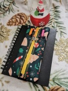 Organizer na gumce na notatnik/telefon handmade motyw Boże Narodzenie 