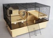 Klatka Dla Chomika Gryzonia Myszki z Wyposażeniem Domek Tunel Duża