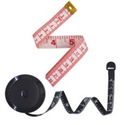 Taśma miernicza miarka do ciała zwijana 150/200 cm