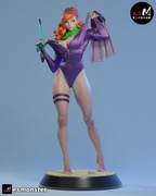 Figurka druk 3D żywica 12K " Daphne + NSFW- F1283 " - 120 mm