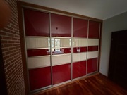 Fronty do szafy przesuwnej firmy Komandor ( 4 sztuki ) + rama