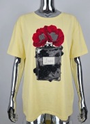 Wawa bawełniana tunika tshirt plus size 50 52 cyrkonie