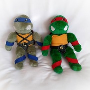 Wojownicze Żółwie Ninja pluszowe Leonardo Raphael Playmates Toys