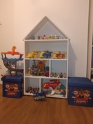 Psi patrol 52 zabawki, MEGA DUZY ZESTAW + 2 skrzynie zabawki gratis