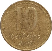 Argentyna 10 centavos 2006, KM#107