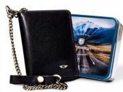 Portfel skórzany Peterson czarny