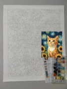Malowanie po numerach 40x50 kotek