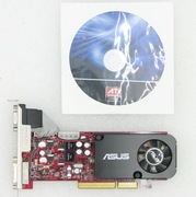 ASUS ATI Radeon HD3450 512MB DDR2 DSUB DVI HDMI AGPx8 niski profil retro