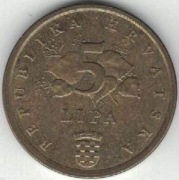 Chorwacja 5 lipa lip 2006 - 18 mm - nr 1