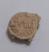 Plomba ołowiana kolejowa KKStB KVIII RESERVE Koleje Państwowe Austro-Węgry