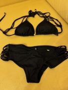Strój kąpielowy czarny damski XS by Change Lingerie  France dwuczęściowy 