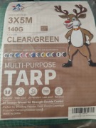 Plandeka wodoodporna 3x5 m 140g