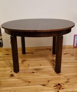 Stół drewniany, lata 30. XX w., Polska