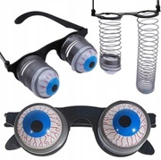 Okulary z wypadającymi oczami, na sprężynie, zabawne, dla dzieci