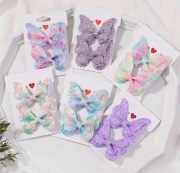 Nowe piękne spinki  2 pack kokardki Cudne