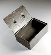 Pudełko szkatułka metalowa 6 x 9 x 3,5cm
