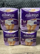 Pieluchomajtki Always Discreet M 70-100cm 4 paczki po 9szt. Nowe