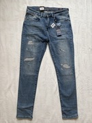 Spodnie jeansowe Gabbiano rozmiar w34/L32 skiny fit nowe z metką