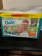 NOWE pieluszki Dada Extra Soft JUMBO BAG – Rozmiar 3 (4–9 kg), 96 sztuk