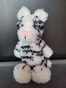 Biały tygrys maskotka szydełko prezent