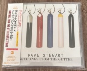 DAVE STEWART (Eurythmics) - Greetings from the Gutter (Japan CD)obi