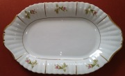 Chodzież porcelana patera Iwona złocona róża mniejsza