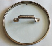Pokrywa płaska szklana z metalową rączką TEFAL 24 cm