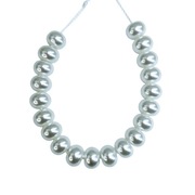 Perła SEA SHELL PEARL, Koraliki Oponka, biały, 4x6 mm., 20 szt.