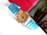 Omega Constellation Gold Mini 18k złoto (nowa, nienoszona, zegarek damski)