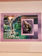 St. Kitts 2014  Mi blok 140  manat walenie idealna pozycja