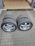 koła 16 cali 4x100 tuning szeroki polerowany rant golf 3 III cabrio